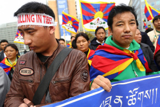 Demonstration for a free Tibet in Brussels